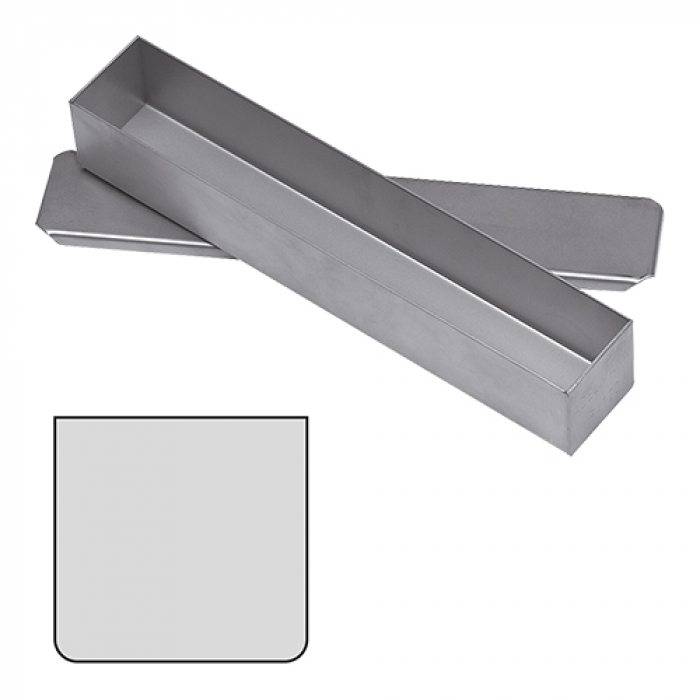 Terrine à pâte inox 300x50x50mmh + couvercle5